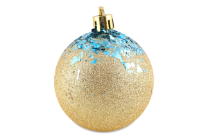 Прикраса ялинкова Куля Символіка Іній 60мм 31519