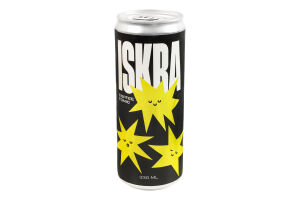 Напій кавовий зі смаком тоніку сильногазований пастеризований Iskra з/б 330мл