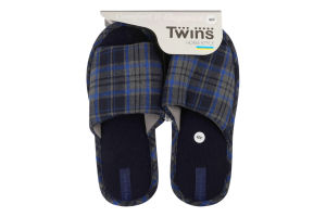 Тапочки домашние мужские клетка Twins Home Style №14323 40-45