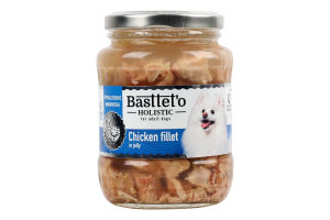 Корм д/собак шматочки філе курки в желе 360г твіст/б Басттет"о