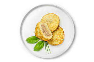 Деруны фаршированные мясом