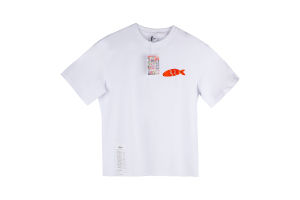 Футболка Чайка-Чек біла L