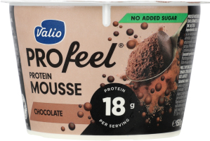 Мус протеїновий Шоколад безлактозний 150г стакан Valio PROfeel
