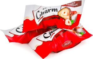 Конфеты с целым лесным орехом и ореховым кремом Royal charm АВК кг