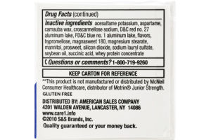 CareOne Junior Strength Ibuprofen 100mg Grape Flavored Chewables - 24 CT