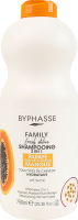 Шампунь для всіх типів волосся з папаєю, маракуєю та манго 2в1 Family Fresh Delice Byphasse 750мл
