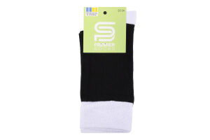 Шкарпетки Premier socks високі біла рез чор р22-24