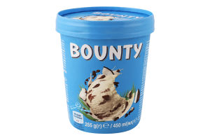 Мороженое 5% молочное с мякотью кокоса и кусочками молочного шоколада Bounty ст 255г