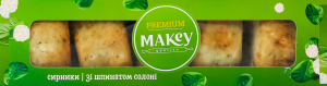 Сырники замороженные соленые со шпинатом Premium Makey к/у 300г