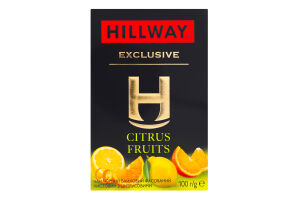 Чай чорний байховий листовий з цитрусовими Exclusive Hillway к/у 100г