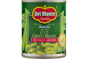 Del Monte Fresh Cut Green Beans No Salt Added
