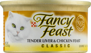 Fancy Feast Tender Liver & Chicken Feast Classic Gourmet Cat Food