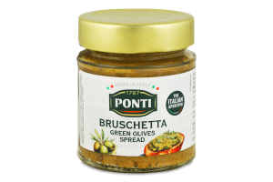 Крем-брускетта Ponti з зелених оливок