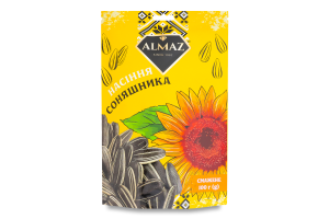 Семечки подсолнечника жареные Almaz д/п 100г