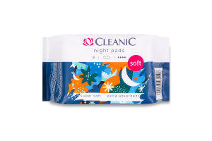 Прокладки гігієнічні Soft Night Cleanic 8шт
