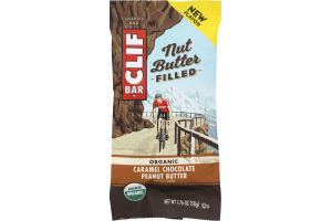 Clif Organic Nut Butter Filled Energy Bar Caramel Chocolate Peanut Butter