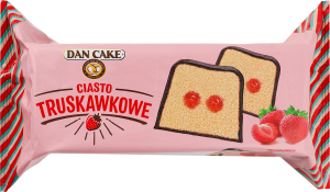 Кекс Dan Cake 400 г Полуничний (Польща)