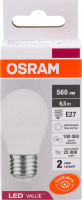 Лампа світлодіодна 6,5W 230V E27 4000К LVCLP60 Осрам