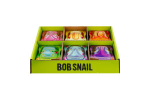 Набор продукции с игрушкой и стикером Подарочный бокс - машинка Bob Snail ж/б 112г