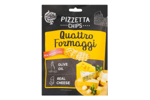 Снеки хрустящие Quattro Formaggi Pizzetta Chips Snacks of the World д/п 70г