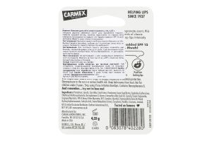 Бальзам для губ зі смаком гранату SPF 15 Carmex 4.25г