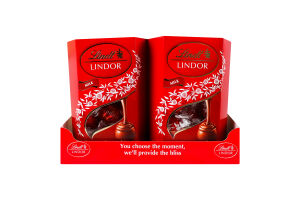 Конфеты из молочного шоколада с начинкой Lindor Lindt к/у 137г