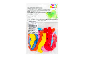 Набір кульок латексних Спіраль 10шт Паті Хата