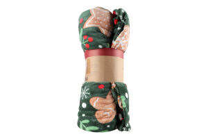 Плед різдвяний 230х200см в асортименті 958172