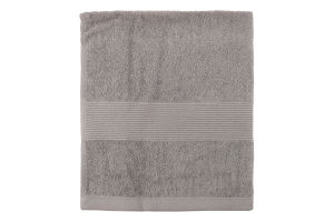 Рушник сірий махровий 50*90см 400г/м2 GM Textile