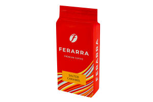 Кава натуральна смажена мелена з ароматом Солона карамель Ferarra в/у 250г