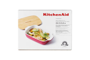 Форма для випічки KitchenAid з кришкою черв 0,9л