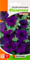 Насіння Квіти Петунія фіолетова 0,1г Яскрава