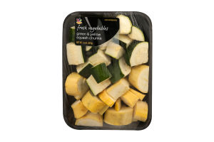 Ahold Fresh Vegetables Green & Yellow Squash Chunks