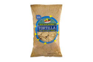 Smart Sense Tortilla White Corn Chips Bite-Size Rounds