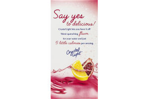 Crystal Light Drink Mix Packets Pomegranate Lemonade - 7 CT