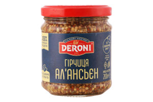 Гірчиця стерилізована А Л'ансьєн Deroni с/б 200г