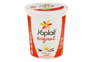 Yoplait Original Low Fat Yogurt Smooth Style Vanilla