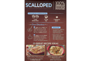 Betty Crocker Real Sliced Potatoes Scalloped - 2 PK