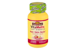 Nature Made VitaMelts Fast Dissolve Hair, Skin and Nails Strawberry Lemonade - 100 CT