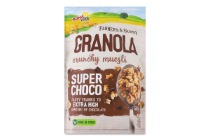 Мюслі зі шматочками шоколаду Super choco Granola Bona Vita д/п 500г