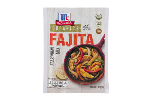 McCormick Organics Fajita Seasoning Mix