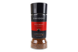 Кава розчинна сублімована Rich aroma Davidoff c/б 90г