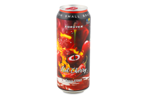 Пиво Hot Cherry Sweet Stout темне нефільтроване 6% 0,5л ж/б Forever