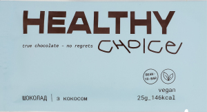 Шоколад з кокосом Healthy Choice м/у 25г