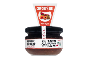 Соус-джем абрикос-кориандр TatoPepperJam с/б 130г
