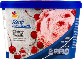 Ahold Real Ice Cream Cherry Vanilla