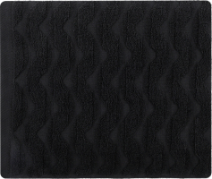 Рушник чорний махровий жакард 50*90см 500г/м2 ГМ Текстайл