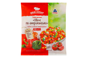 Смесь овощная замороженная Овощи по-американски Шеф-кухар м/у 400г