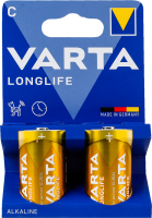 Элемент питания щелочный C 1.5V LR14 Longlife Varta 2шт