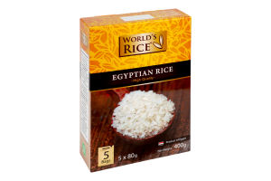 Рис круглозернистый в пакетиках Египетский Бест Альтернатива к/у 5х80г